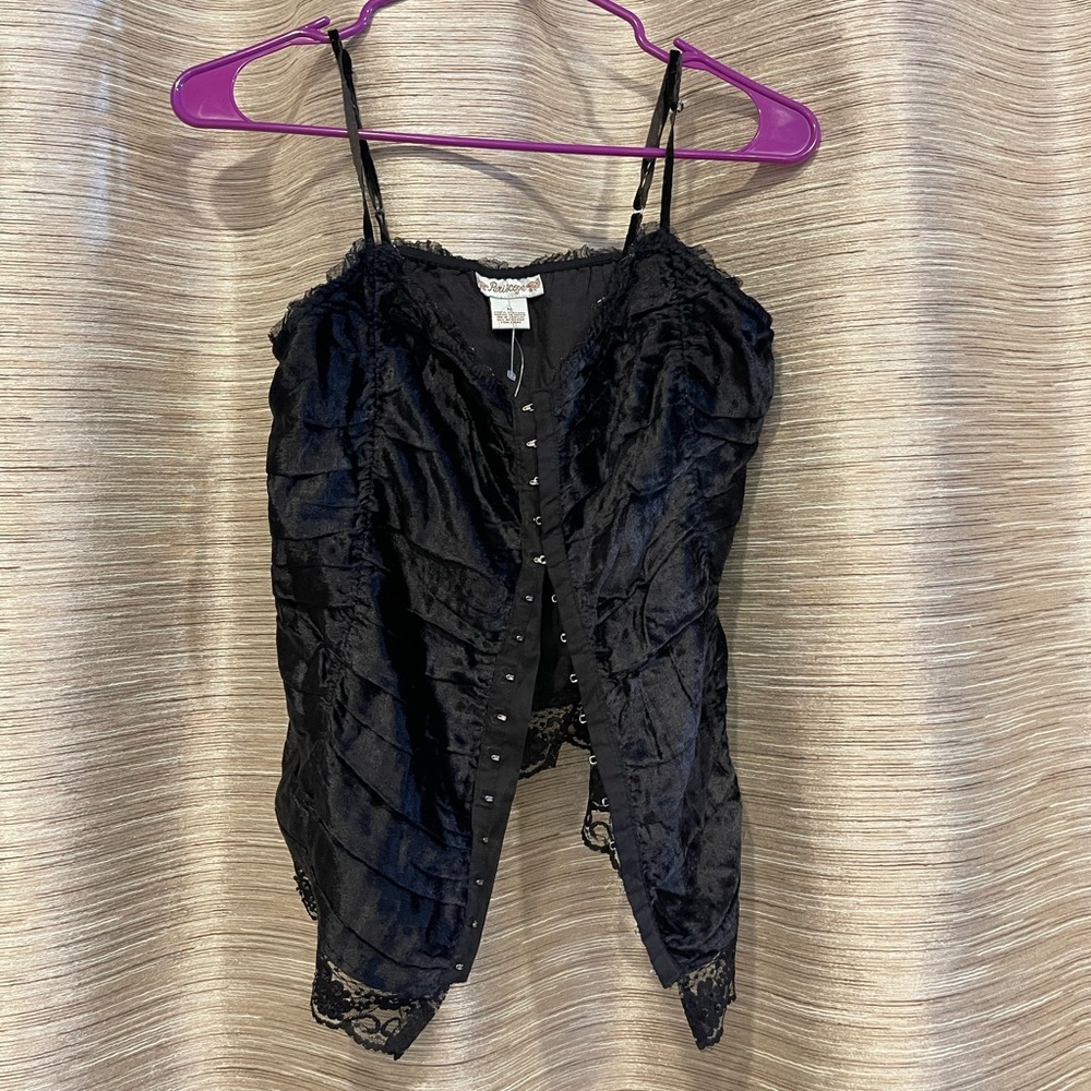 Periscope Women Velvet Tank Top